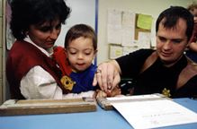 Safety officers think ink for 'Kid Print' program